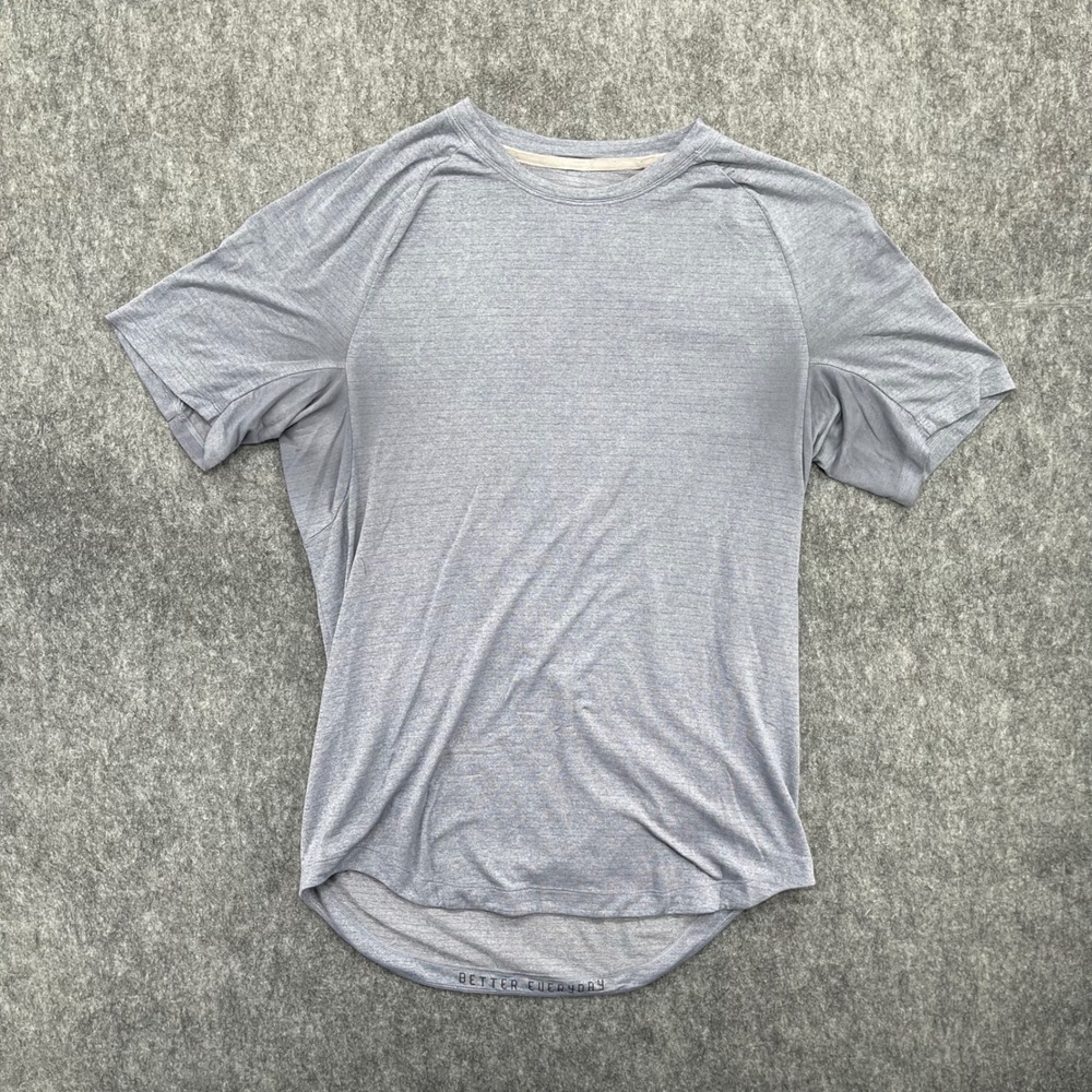 Lululemon Shirt Mens Large Better Everyday Short Sleeve Shirt Light